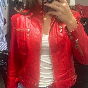 Wilson’s Red Leather Jacket
